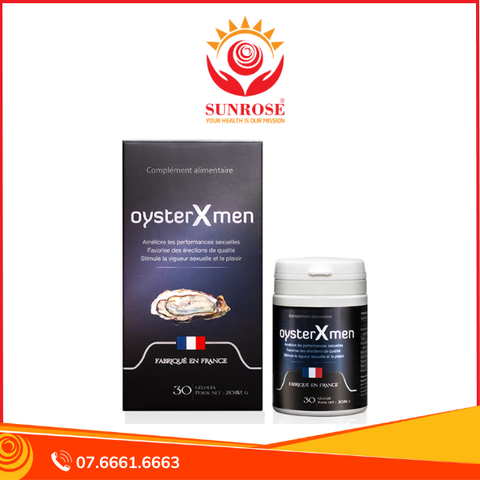  Viên uống hỗ trợ bổ thận, tăng cường sinh lý nam Oyster Xmen (30 Viên) 