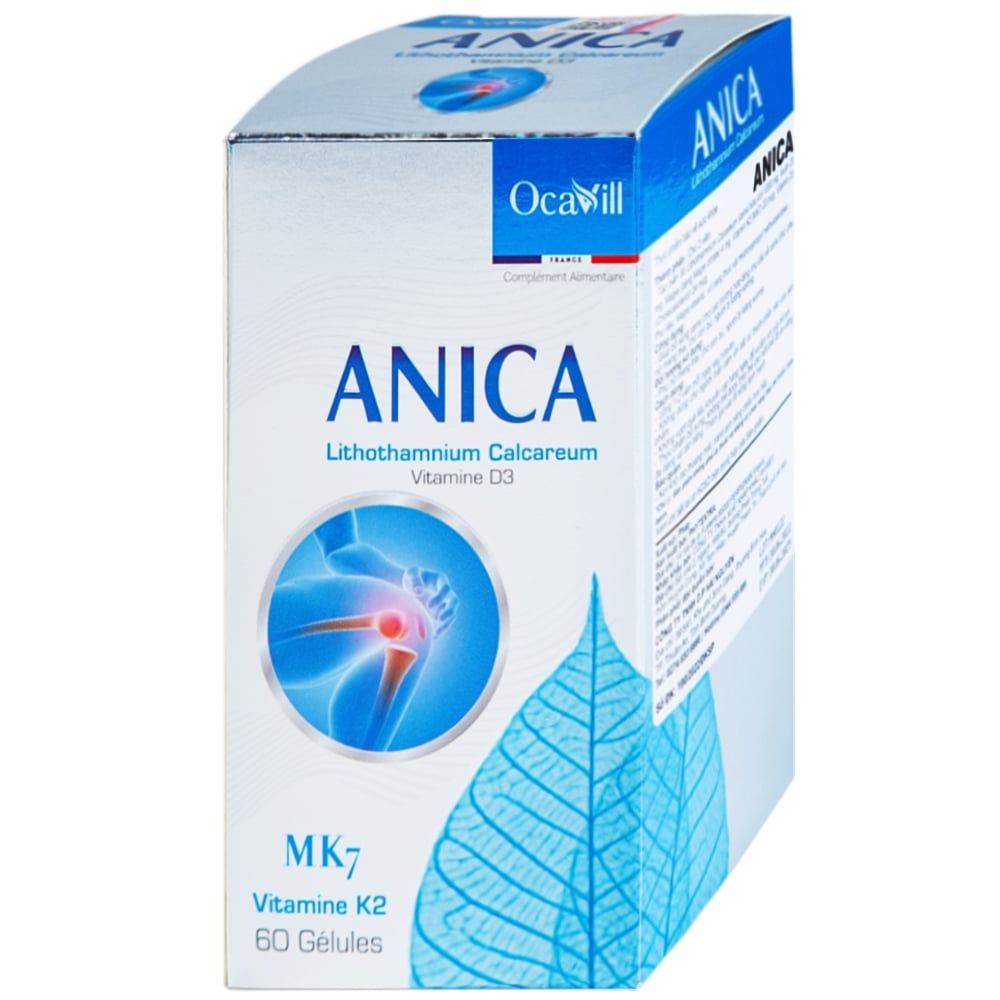  Viên uống Anica Ocavill bổ sung Canxi và Vitamin D3 (60 viên) 