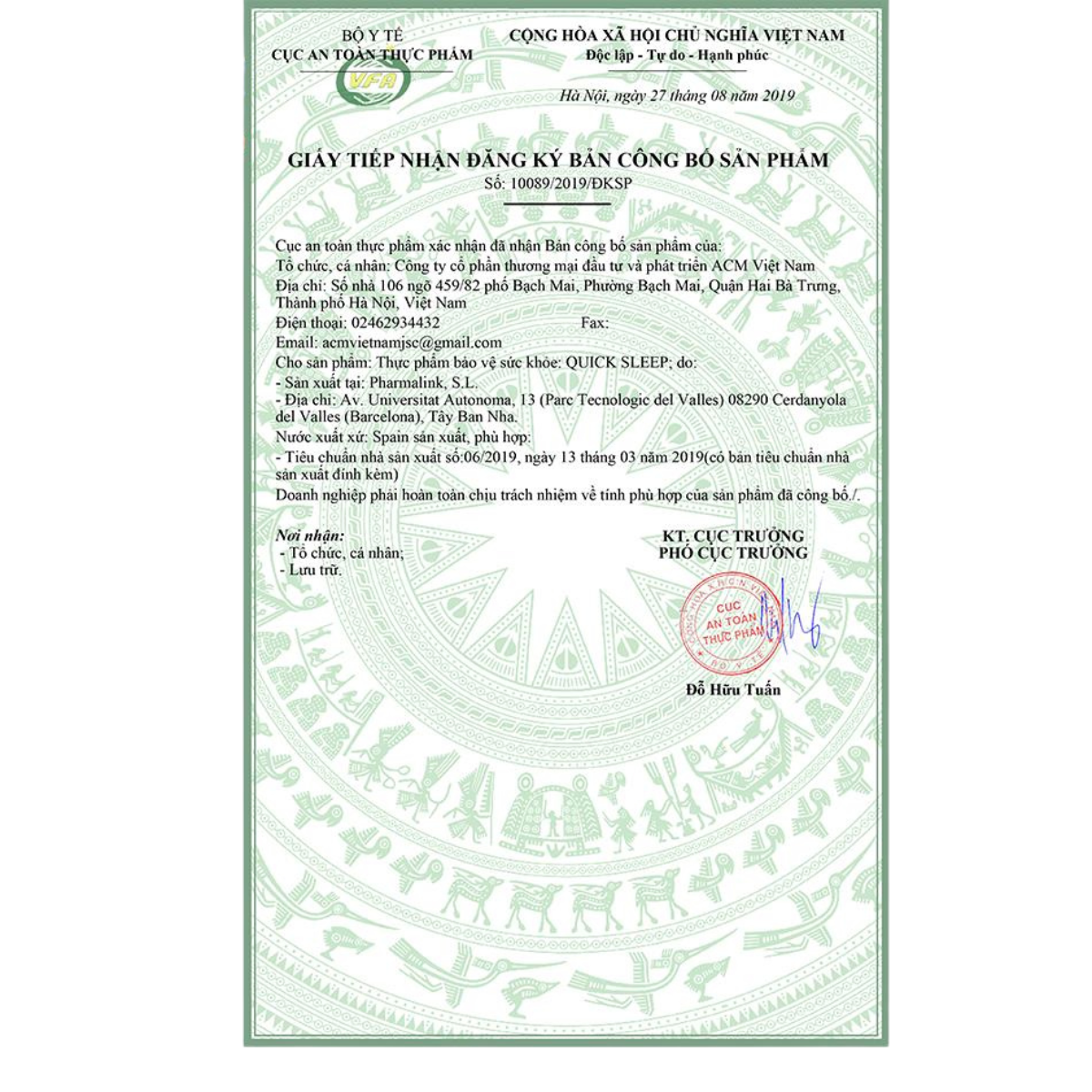  Chai Quick Sleep - Xịt ngủ ngon - Hỗ trợ cải thiện giấc ngủ (10ml) 