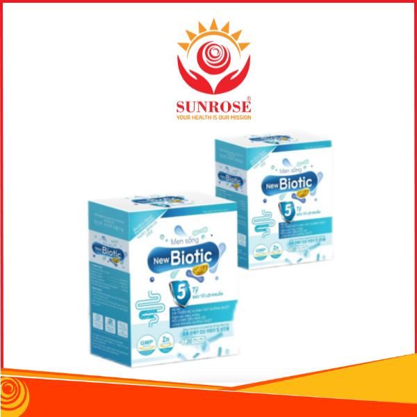  Dung dịch New Biotic Gold – Bổ sung lợi khuẩn – Hỗ trợ tiêu hóa và tăng sức đề kháng – Hộp 20 ống – Nhật Bản 