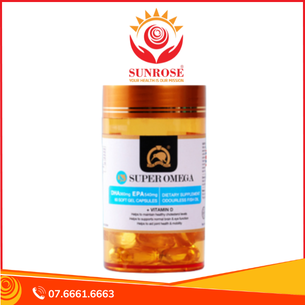  Viên uống Super Omega 1500mg – Bổ sung Omega 3 – Hỗ trợ tim mạch, giảm cholesterol – Hộp 60 viên – Nhật Bản 