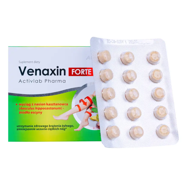  Viên uống Venaxin FORTE – Hỗ trợ giảm Suy giãn tĩnh mạch (Hộp 30 viên) - Poland 