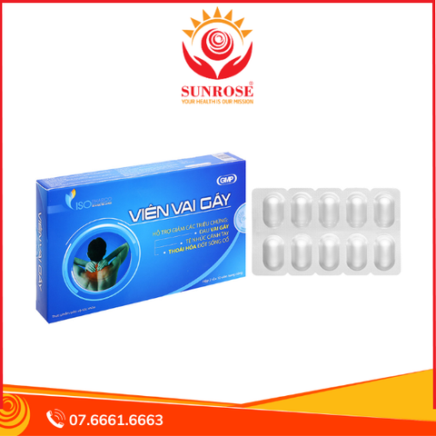  Viên vai gáy hỗ trợ giảm triệu chứng đau vai gáy hộp 20 viên 