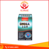  Viên uống Omega 3-6-9 Pharmekal hỗ trợ giảm nguy cơ xơ vữa động mạch (100 viên) 