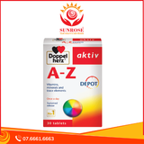  Viên uống A-Z DEPOT – Bổ sung đa vitamin và khoáng chất – Hỗ trợ tăng sức đề kháng và năng lượng – Hộp 30 viên – Nhật Bản 