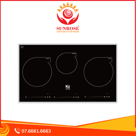  Bếp điện từ 3 ngăn KUCHEN KU MI918 