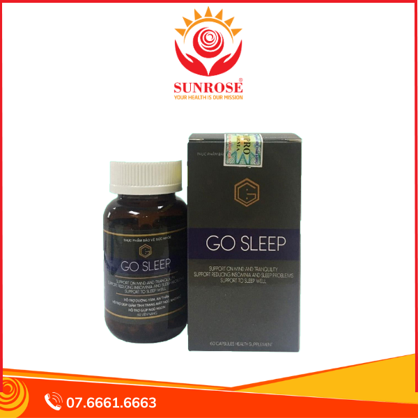  Go Sleep - Viên Uống Hỗ Trợ An Thần, Ngủ Ngon Giấc 