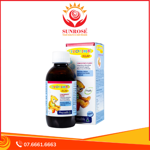  Siro Fitobimbi Isilax Concentrato Fluido Pharmalife nhuận tràng, hỗ trợ giảm táo bón cho trẻ (200ml) 