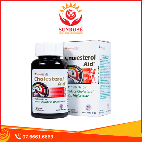  Viên uống Cholesterol Aid Vitamins For Life hỗ trợ giảm cholesterol (60 viên) 