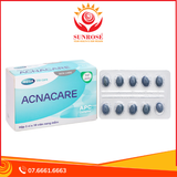  Acnacare hỗ trợ giảm mụn, viêm tuyến bã nhờn hộp 30 viên 
