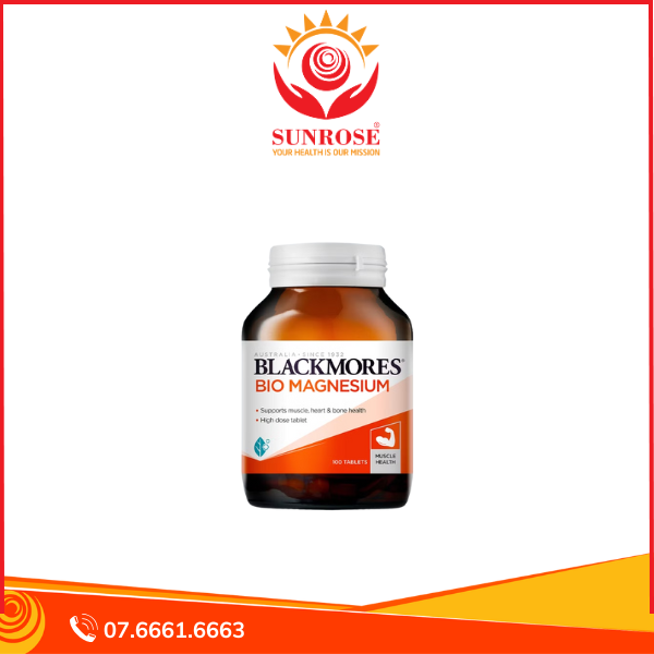  Blackmores Bio Magnesium - Viên Uống Hỗ Trợ Cải Thiện & Tốt Cho Cơ Xương Cơ Bắp 