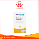  Viên uống BLISSBERRY Purehealth Cholesterol Care K22 hỗ trợ hạn chế quá trình oxy hóa và giúp giảm cholesterol trong máu  (Hộp 60 viên) 