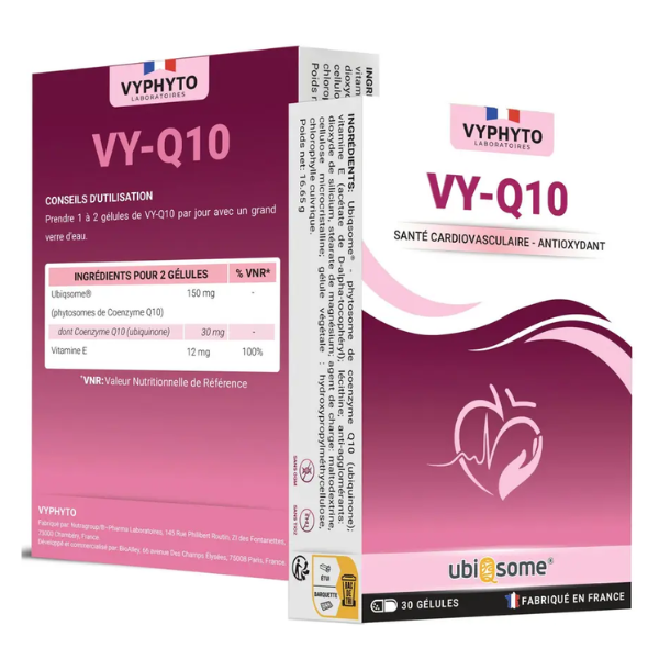  Thực phẩm bảo vệ sức khỏe VY-Q10 - tốt cho tim mạch (Hộp 30 viên) - Pháp 