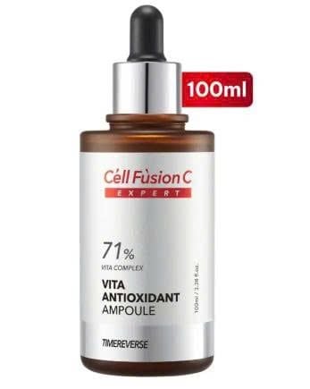  Ampoule Dưỡng Trắng Và Ngăn Ngừa Lão Hóa Cell Fusion C Expert Time Reverse Vita Antioxidant Ampoule 100ml 