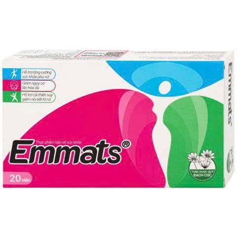  Thực phẩm bảo vệ sức khoẻ Emmats hỗ trợ cân bằng nội tiết tố (60 viên) 