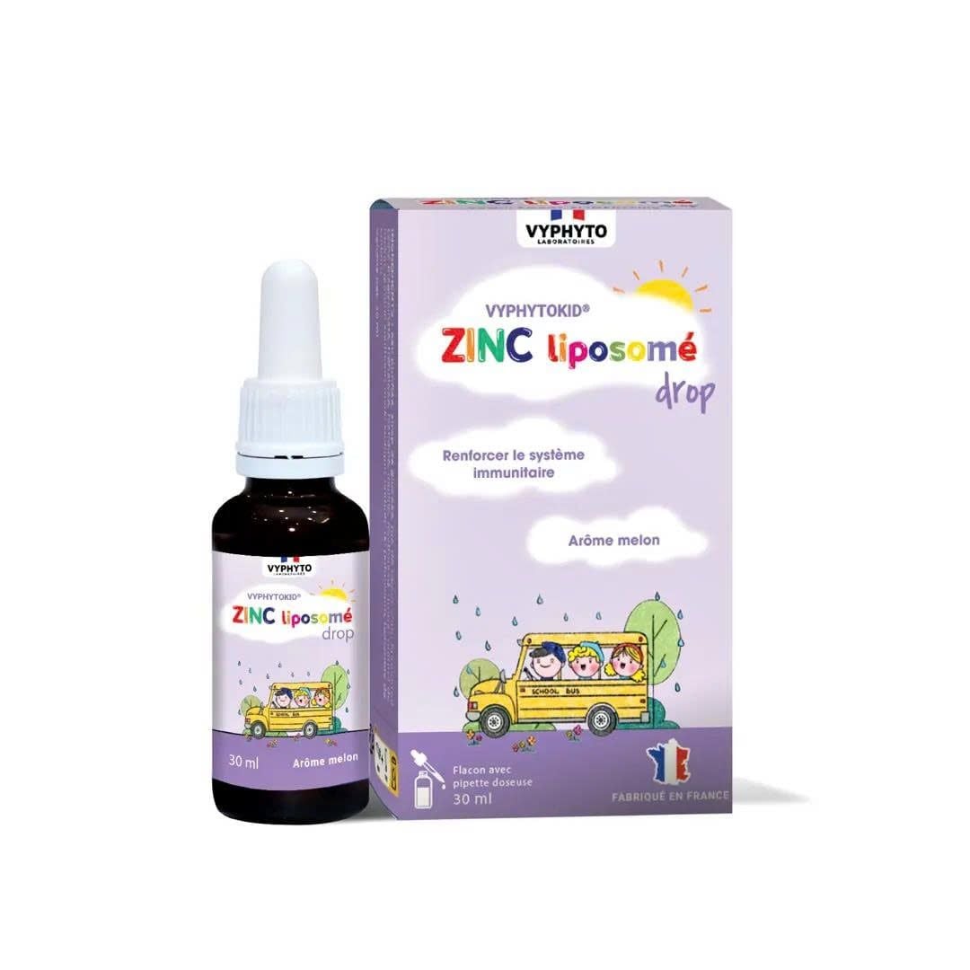  Thực phẩm bảo vệ sức khỏe VYPHYTOKID ZINC liposomé drop hỗ trợ bổ sung kẽm 