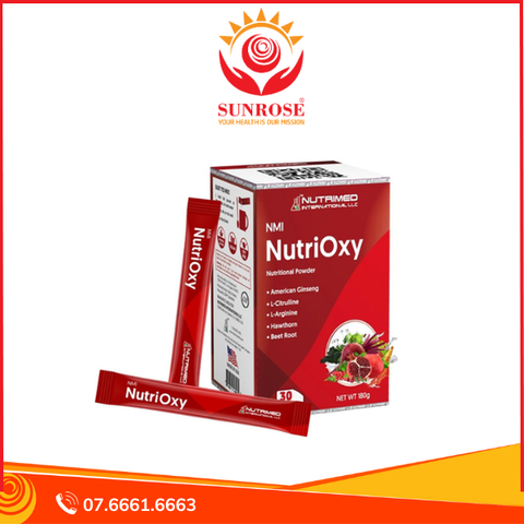  NMI Nutrioxy – Giải pháp tăng cường sức khỏe toàn diện từ thiên nhiên, Hộp 30 gói 