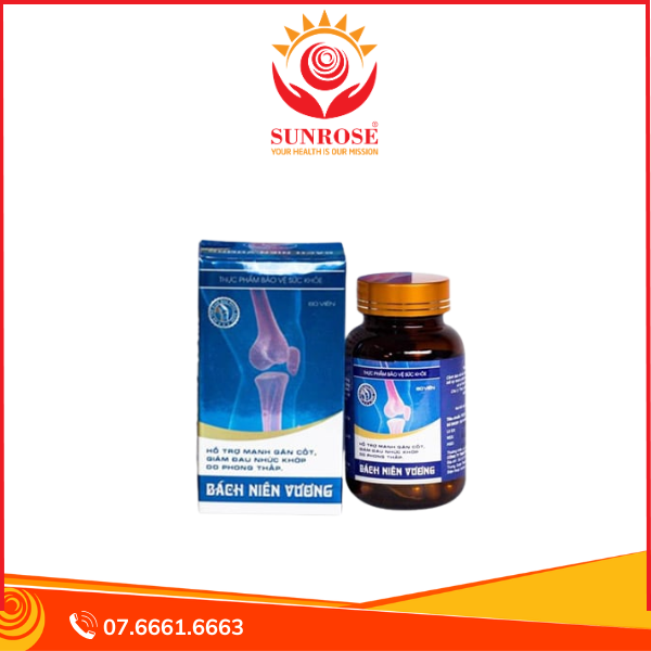  Bách Niên Vương - Viên Uống Hỗ Trợ Giảm Đau Xương Khớp Từ Bên Trong 