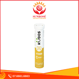  Viên sủi Kudos Vitamin C 1000mg hương chanh giúp bổ sung vitamin C cho cơ thể (20 viên) 