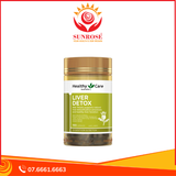  Healthy Care Liver Detox Viên Uống Hỗ Trợ Điều Trị Viêm Gan, Xơ Gan, Gan Nhiễm Mỡ, Men Gan Cao Hộp 100 viên 