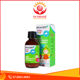  Siro Brauer Liquid Multivitamin bổ sung vitamin cho bé 1 - 3 tuổi chai 100ml 