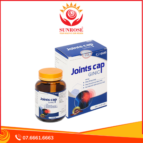  Joints Cap Ginic hỗ trợ tăng tiết dịch khớp hộp 30 viên 