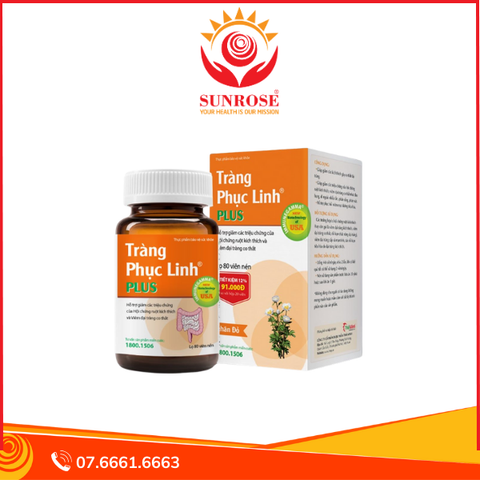  Viên uống Thái Minh Tràng phục linh Plus hỗ trợ giảm các triệu chứng của viêm đại tràng co thắt (Hộp/ Lọ 80 viên) 