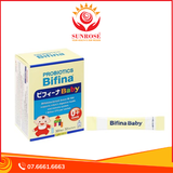 Men vi sinh Probiotics Bifina Baby bổ sung lợi khuẩn cho trẻ hộp 30 gói x 1g 