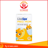  Men vi sinh LiveSpo Preg-Mom bổ sung lợi khuẩn mẹ và bé hộp 20 ống x 5ml 
