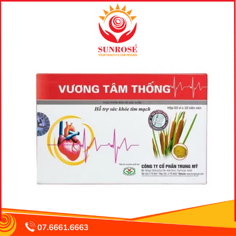  Viên uống Vương Tâm Thống hỗ trợ bệnh đau tim  (Hộp 30 viên) 