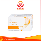  Viên uống Vit Hair Women Galien hỗ trợ giảm rụng tóc dành cho nữ giới (4 vỉ x 15 viên) 