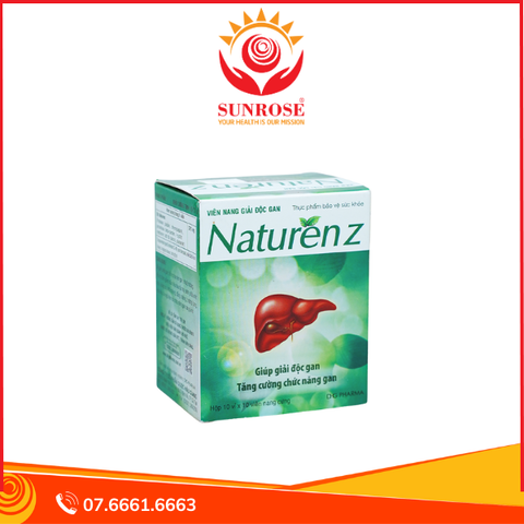  Viên uống Naturen Z hỗ trợ hạ men gan, bổ gan (Hộp 10 vỉ x 10 viên) 