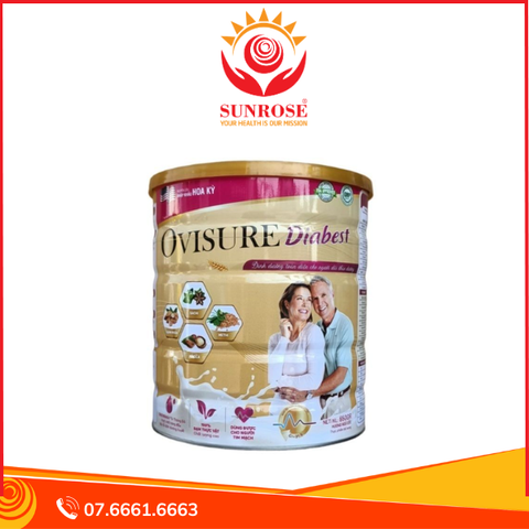  Sữa Ovisure Diabest 650g 