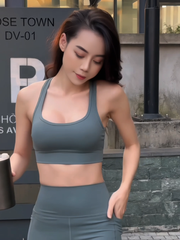 Bộ Đồ Tập Gym Yoga Nữ UNIQ Cool Peel - Áo Dây Đan & Quần Legging Ống Loe