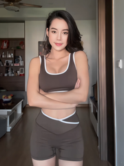 Bộ Đồ Tập Gym Yoga Nữ UNIQ Cool Peel - Áo Cổ Vuông Viền Trắng & Quần Legging Đùi Cạp Chéo