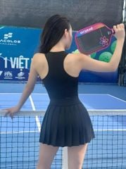 Set Váy Pickleball Nữ UNIQ – Áo Thể Thao & Chân Váy Xếp Ly Phía Sau