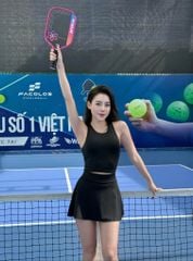 Set Váy Pickleball Nữ UNIQ – Áo Thể Thao & Chân Váy Xếp Ly Phía Sau