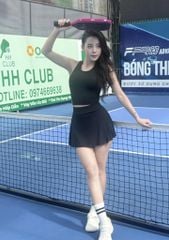 Set Váy Pickleball Nữ UNIQ – Áo Thể Thao & Chân Váy Xếp Ly Phía Sau