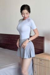 Set Váy Pickleball Nữ UNIQ Cool Peel - Áo Thun & Chân Váy Xếp Ly