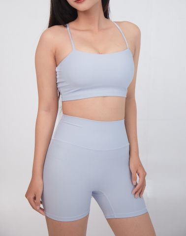 Bộ Đồ Tập Gym Yoga Nữ UNIQ Cool Peel - Áo Hai Dây Lưng Chữ X & Legging Đùi