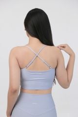 Bộ Đồ Tập Gym Yoga Nữ UNIQ Cool Peel - Áo Hai Dây Lưng Chữ X & Legging Đùi