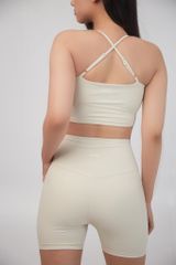 Bộ Đồ Tập Gym Yoga Nữ UNIQ Cool Peel - Áo Hai Dây Lưng Chữ X & Legging Đùi