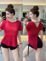 Áo Tanktop Nữ UNIQ Tay Ngắn Basic Tập Gym Yoga