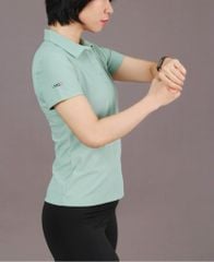 Áo Thun Polo Thể Thao Nữ UNIQ Basic Chất Vải Cotton Mềm Mịn In Thêu Logo