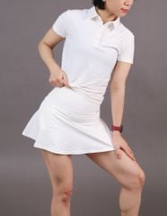 Áo Thun Polo Thể Thao Nữ UNIQ Basic Chất Vải Cotton Mềm Mịn In Thêu Logo