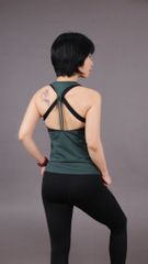Áo Tanktop Nữ UNIQ Lưng Cut-Out Dây Đôi Thoáng Khí Tập Gym Yoga