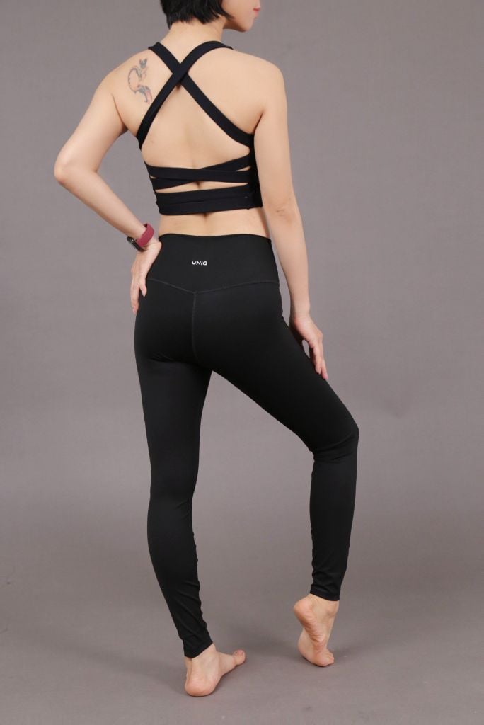 Quần Legging Gym Yoga Nữ UNIQ Cool Peel Cạp Cao Dáng Dài