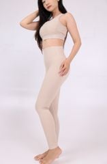 Bộ Đồ Tập Gym Yoga Nữ UNIQ Cool Peel - Áo Cổ Tròn Bo Cao Khoét Lưng & Quần Legging Cạp Cao