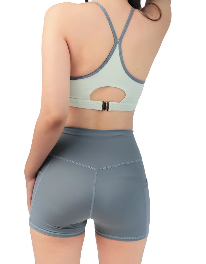 Bộ Đồ Tập Gym Yoga Nữ UNIQ Cool Peel - Áo Hai Dây Khoét Lưng & Legging Đùi