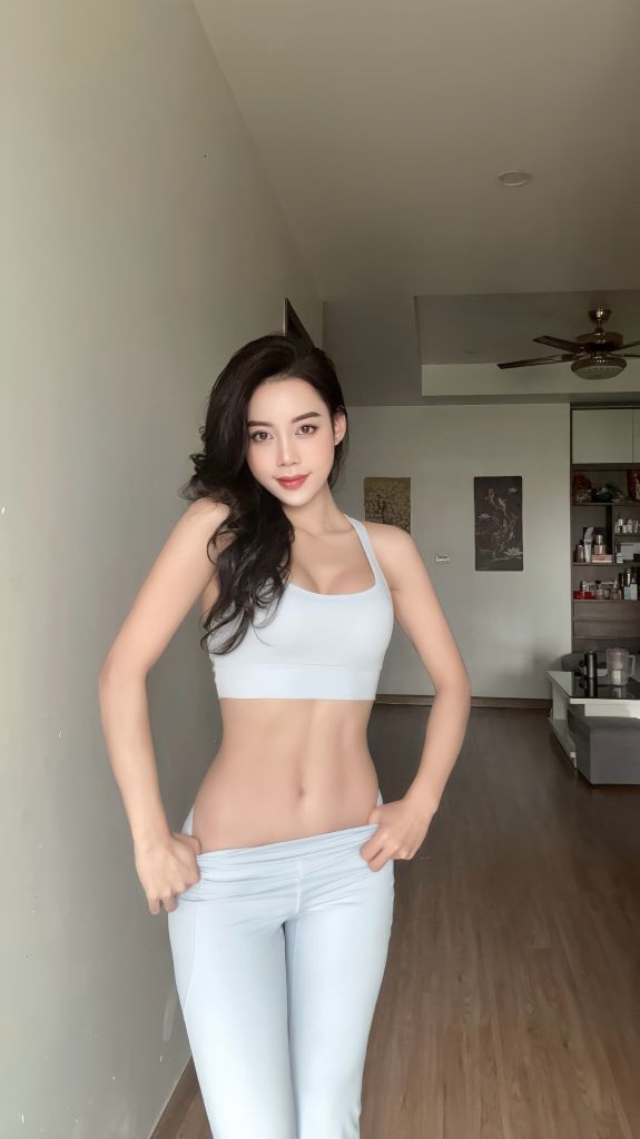 Bộ Đồ Tập Gym Yoga Nữ UNIQ Cool Peel - Áo Dây Đan & Quần Legging Ống Loe